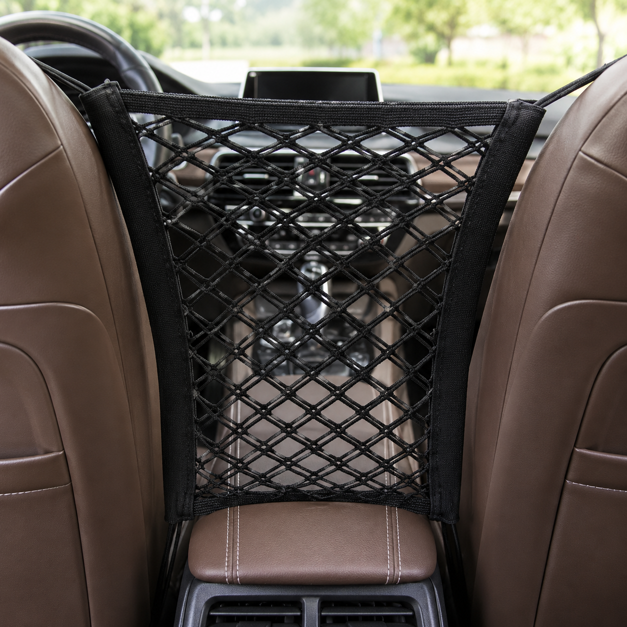 Front-Seat Mesh Barrier